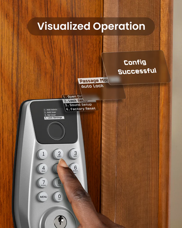 Premium Security and Intuitive Management with the DESLOC C110 Fingerprint Smart Lock