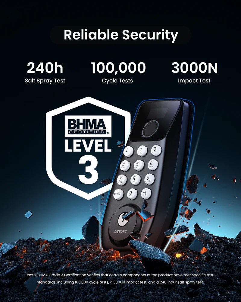 DESLOC C110 Fingerprint Smart Lock: A Trusted Solution for Home Security