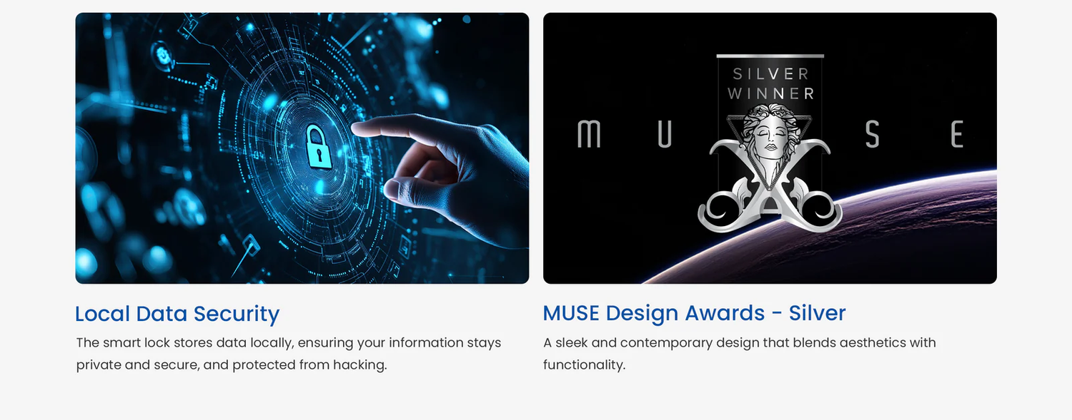 Enhancing Security and Design with the DESLOC C110 Fingerprint Smart Lock
