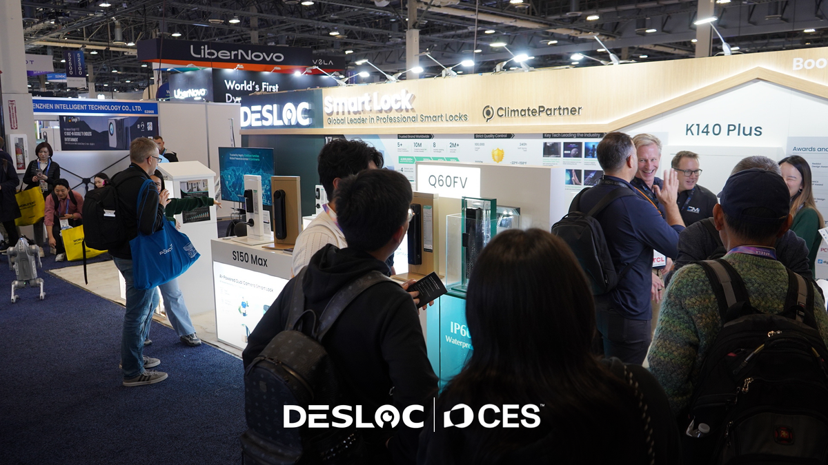 Desloc debuts biometric, solar, and video smart locks at CES