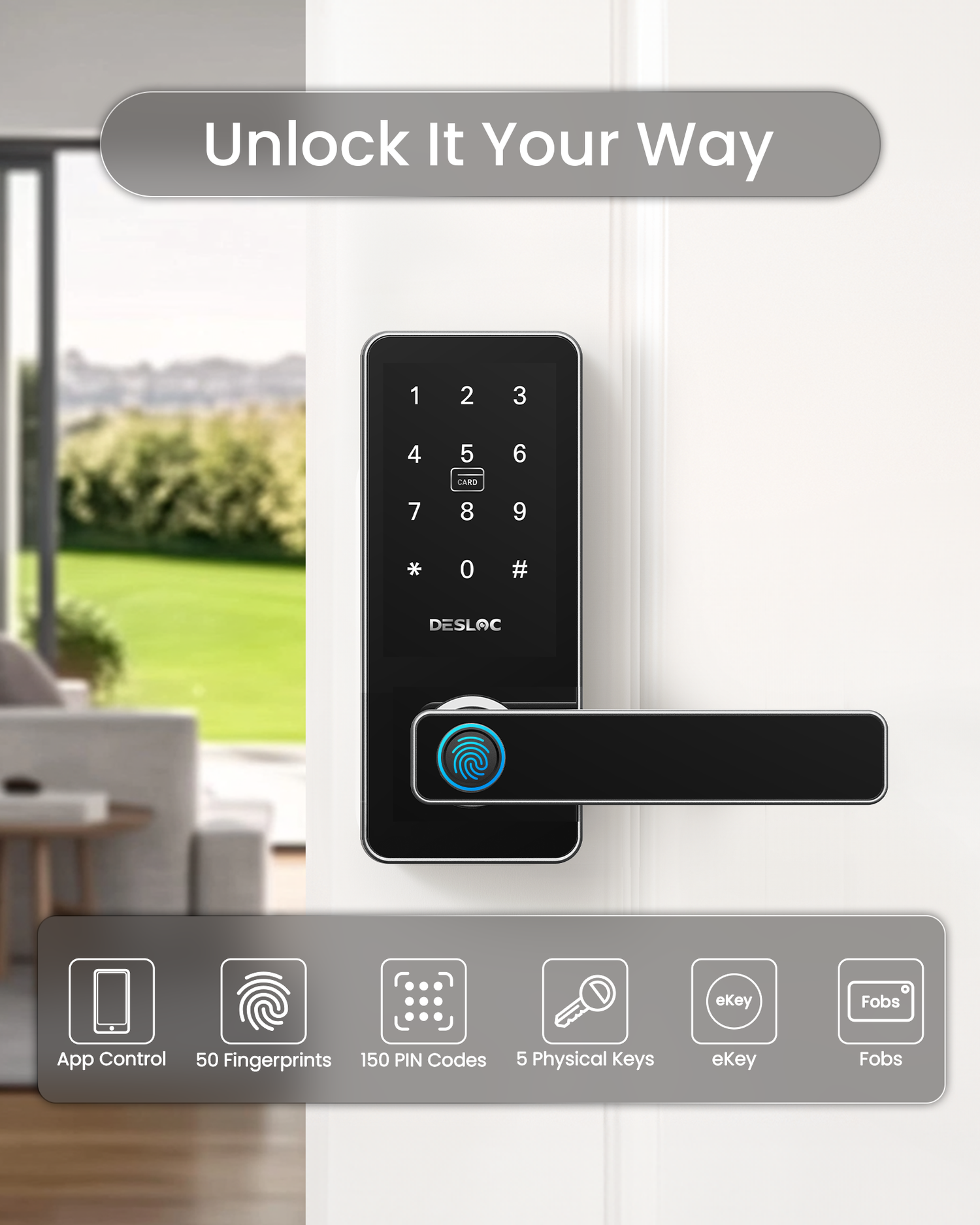 Modern Home Access Made Simple with DESLOC Smart Locks