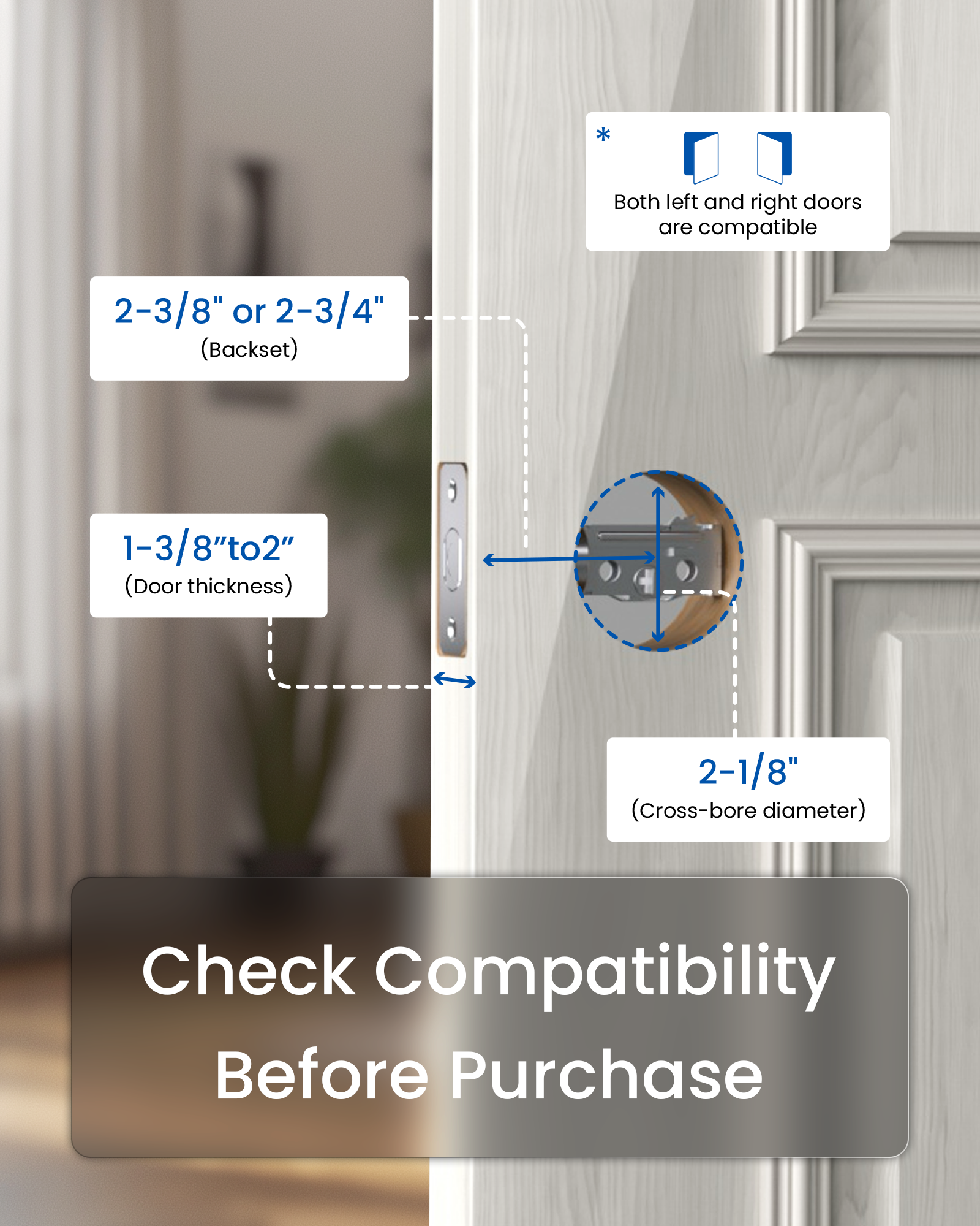 DESLOC Security Smart Lock A100F, Fingerprint Smart Lock for Home - DESLOC