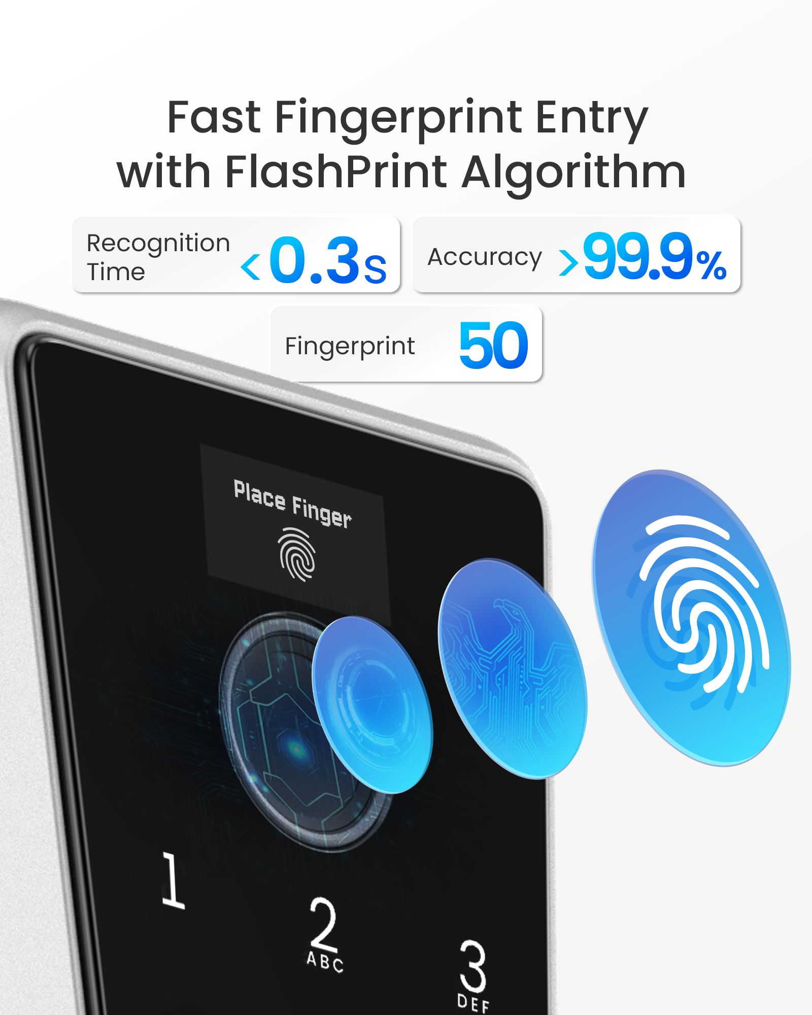 Serrure intelligente DESLOC D110 Plus avec 2 poignées à levier