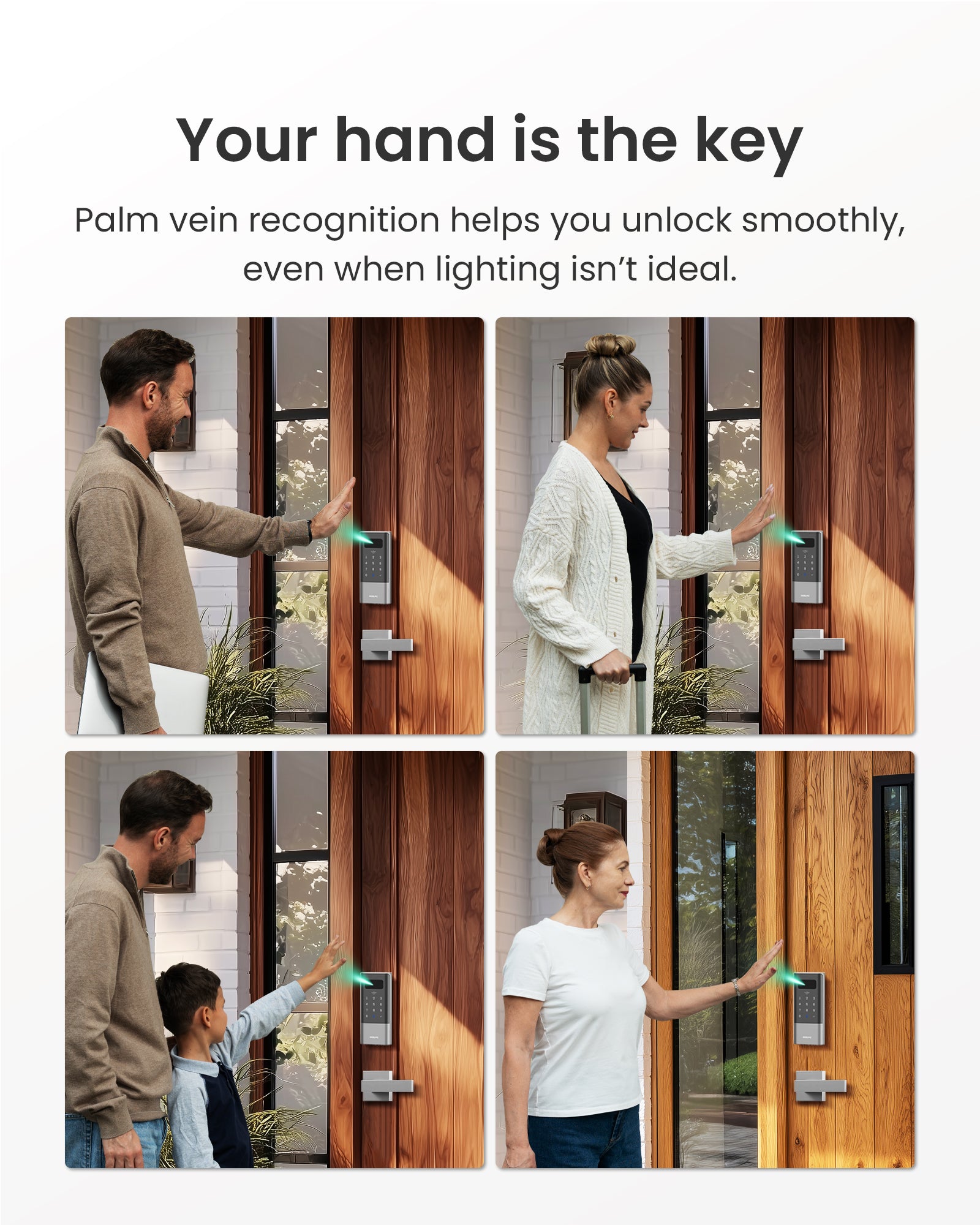 DESLOC Smart Lock K140 Plus with Lever Handles