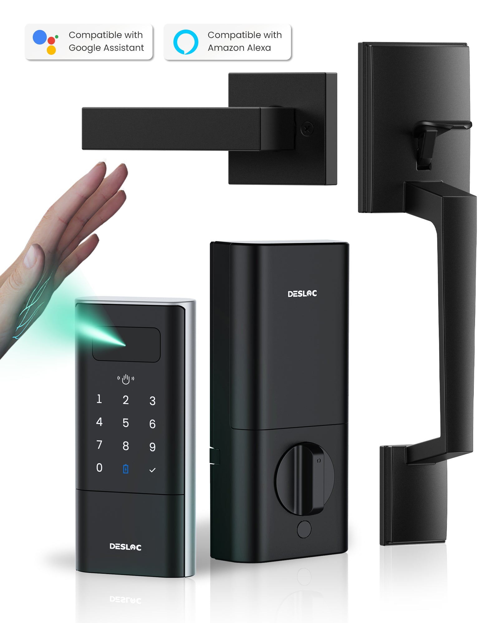 DESLOC Smart Lock K140 Plus with Handle Set