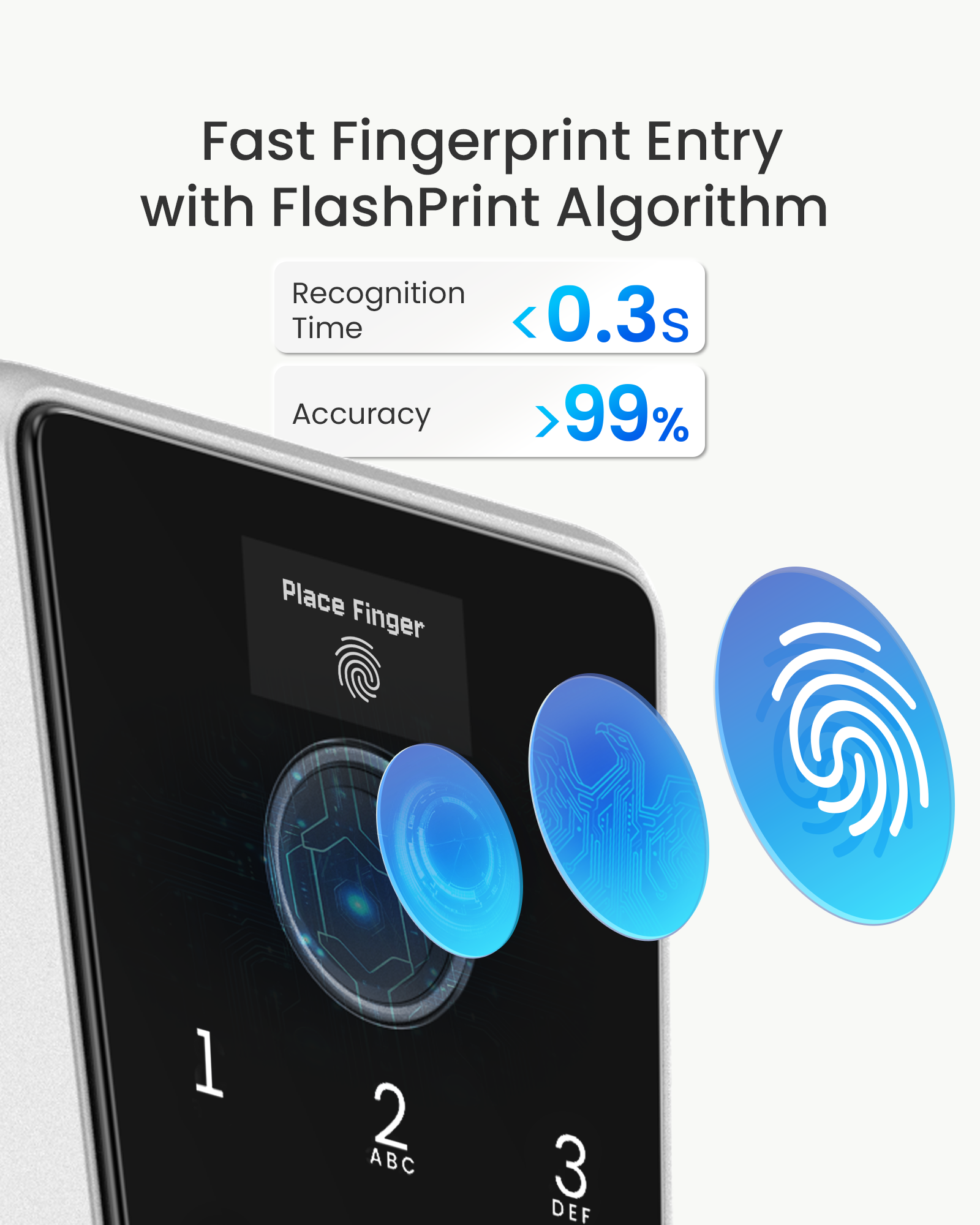 DESLOC D110 Plus Built-in WiFi Smart Lock with LockVue
