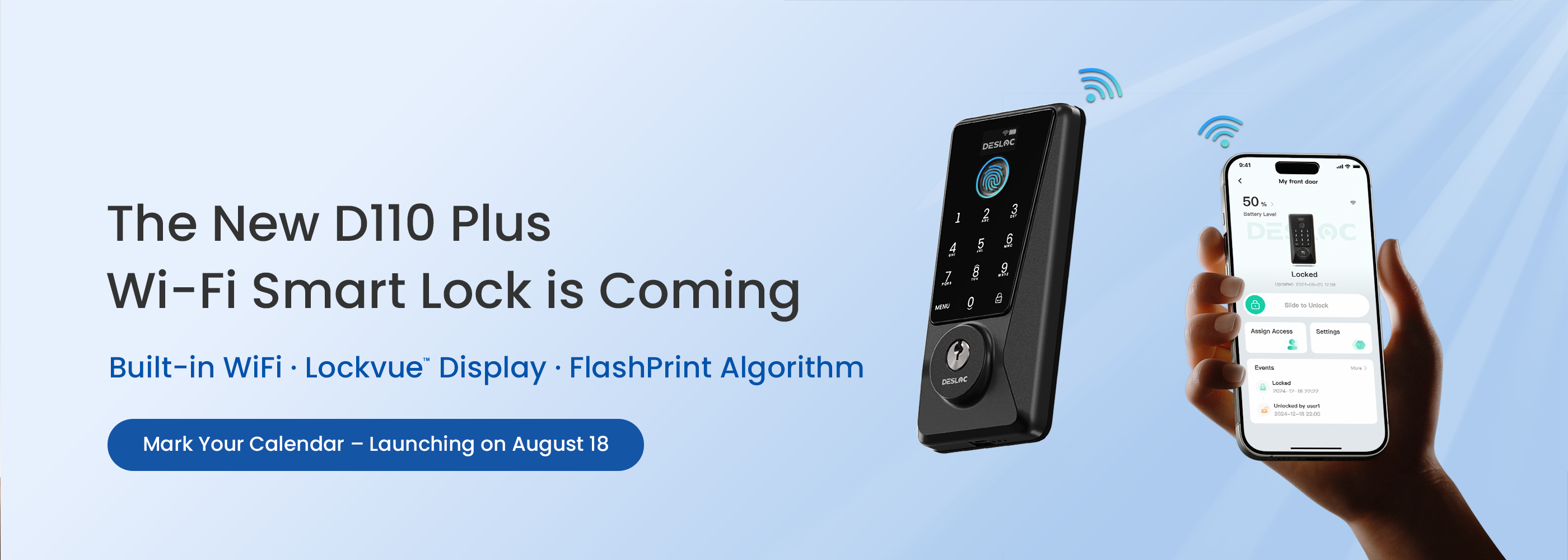 Wi-Fi Smart Lock is Coming