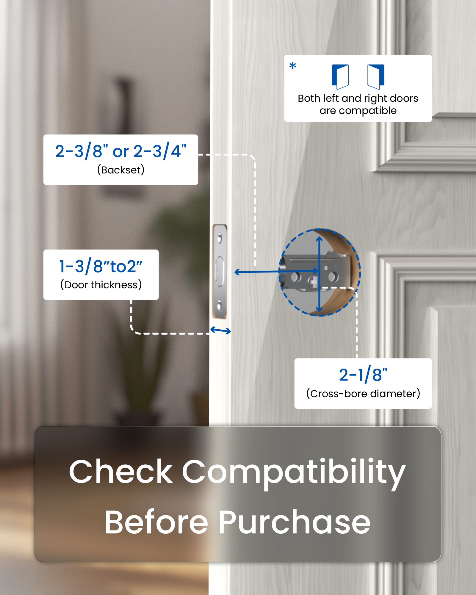 DESLOC Smart Lock B200 Fingerprint Smart Door Lock for Home