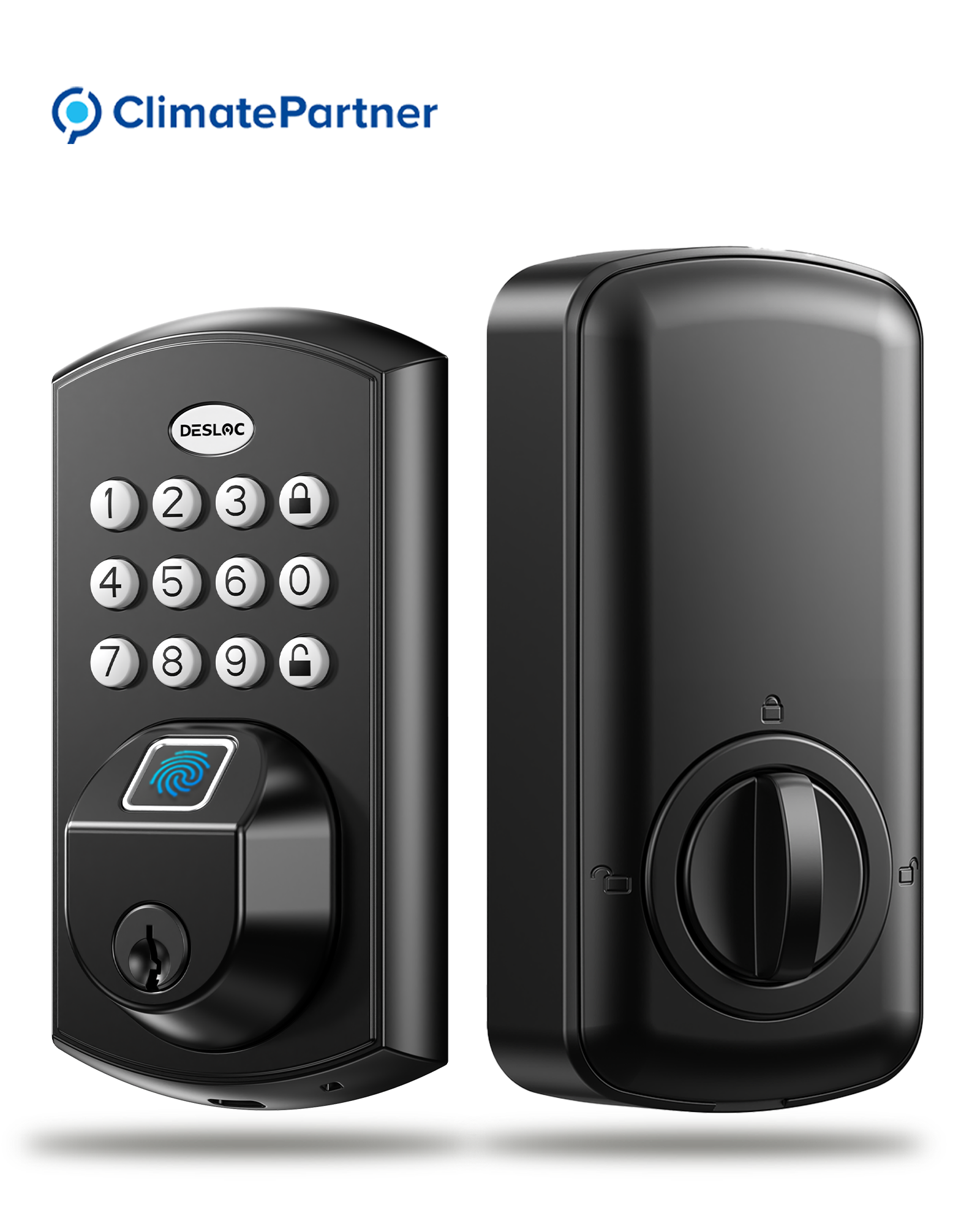DESLOC Security Smart Lock A100F, Fingerprint Smart Lock for Home
