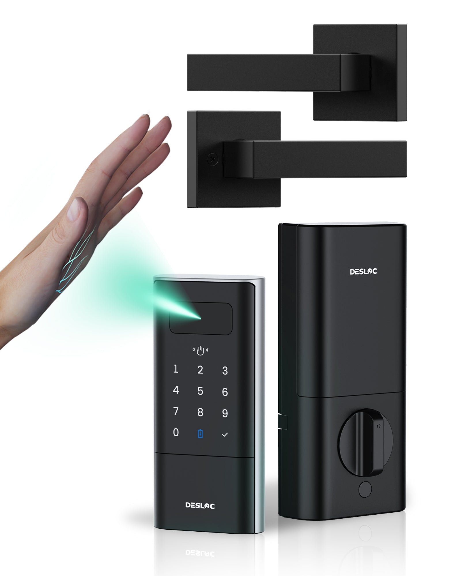 DESLOC Smart Lock K140 Plus with Lever Handles