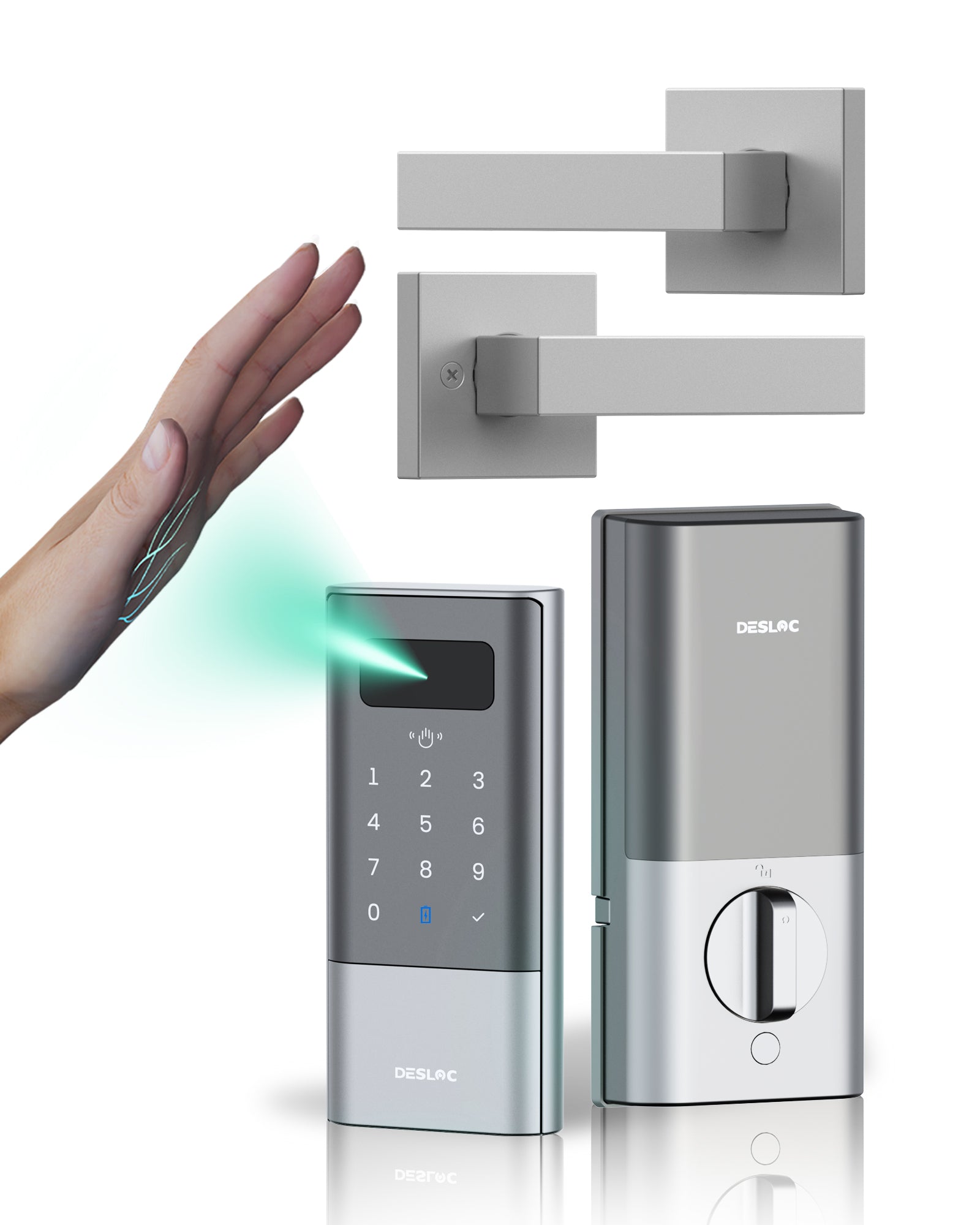 DESLOC Smart Lock K140 Plus with Lever Handles
