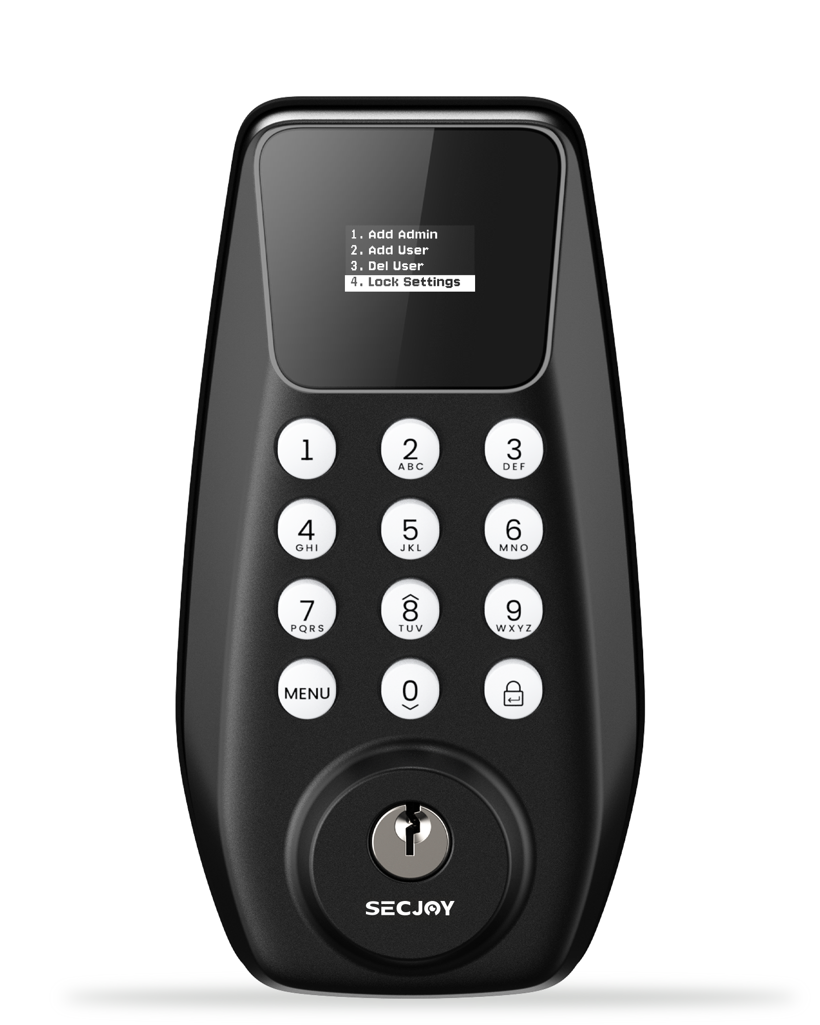 SECJOY C100 Smart Lock Deadbolt with LockVue Display Screen
