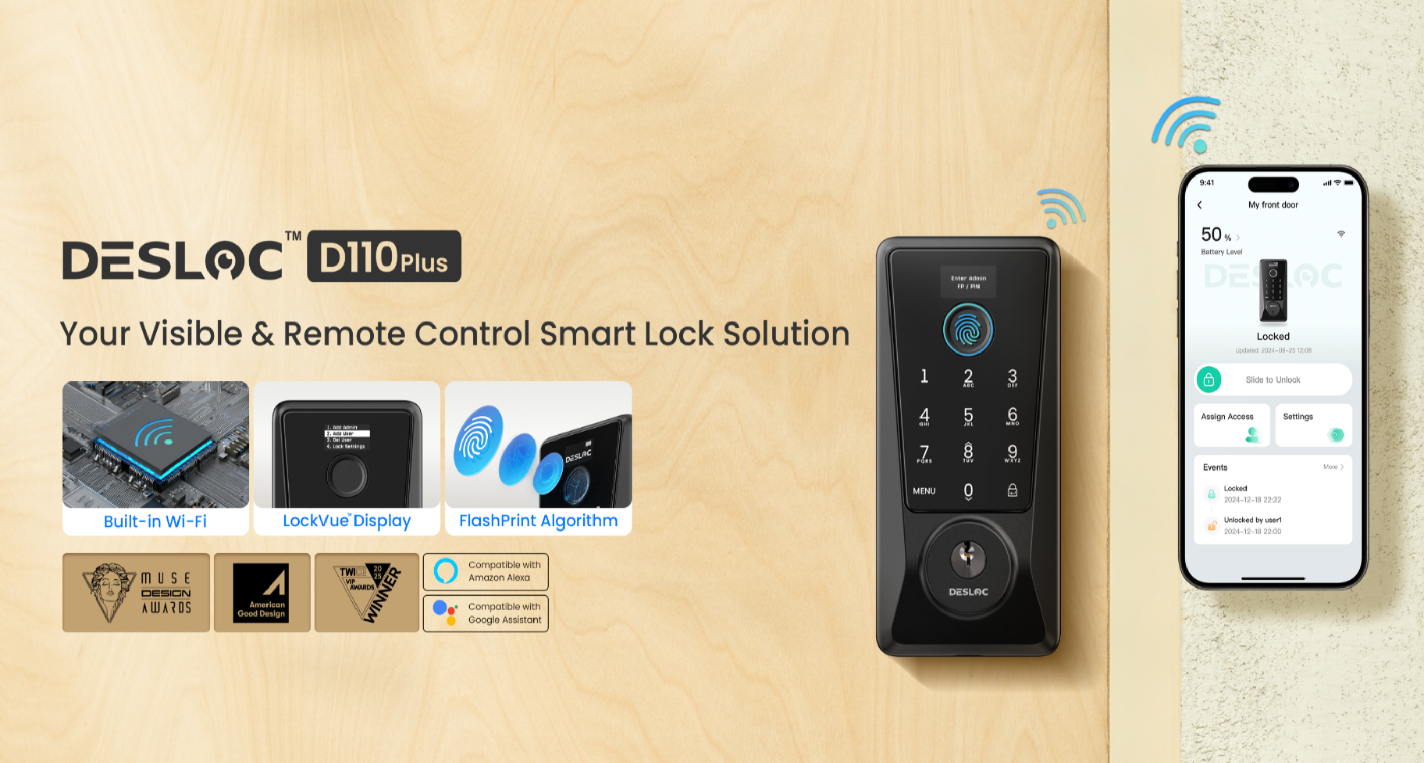 remote control smart lock