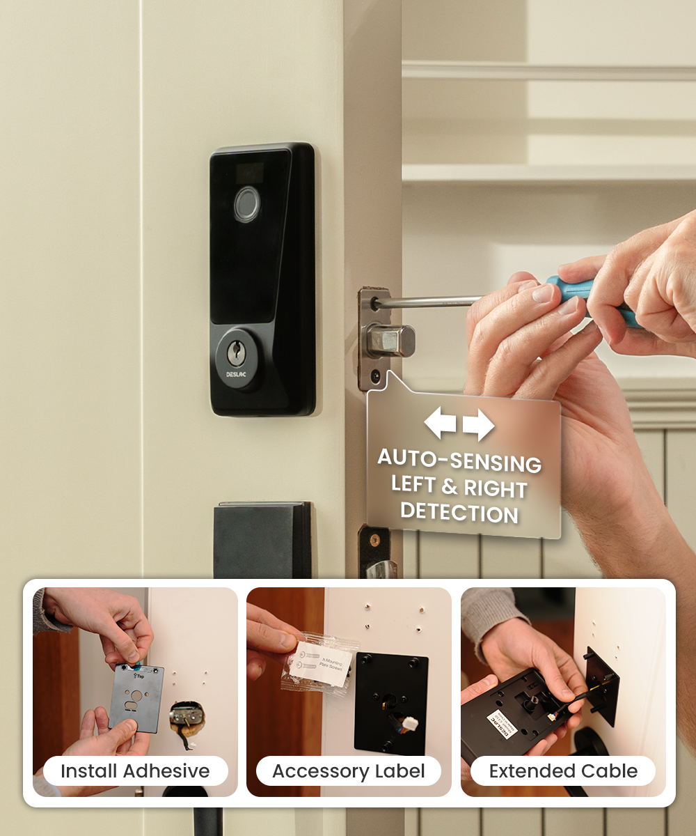 Easy-Installation smart lock